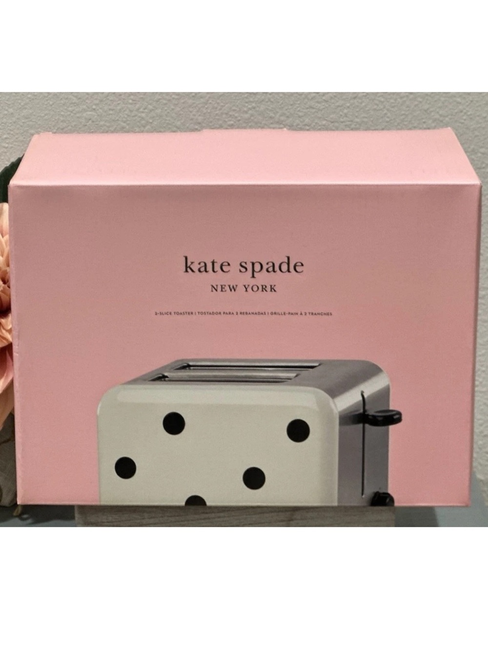 Kate Spade New York All In Good Taste Deco Dot 2-Slice Toaster * NEW *